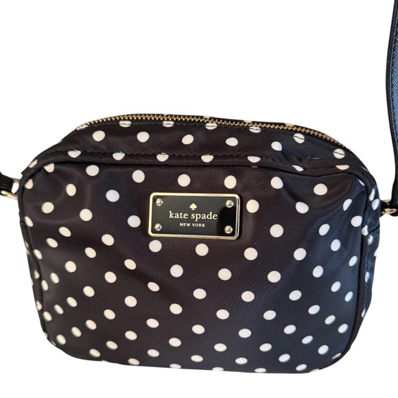 Kate Spade Black and White Polka Dot Crossbody Bag - Picture 4 of 12